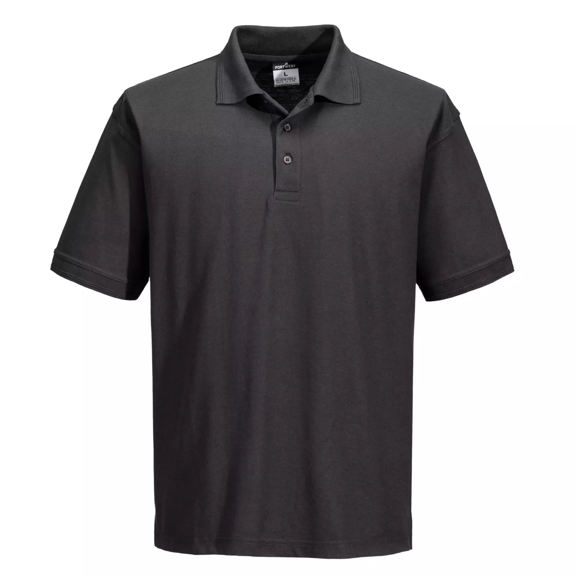 Portwest B210MGR, Naples Polo Shirt S/S, Metal Grey, image 1
