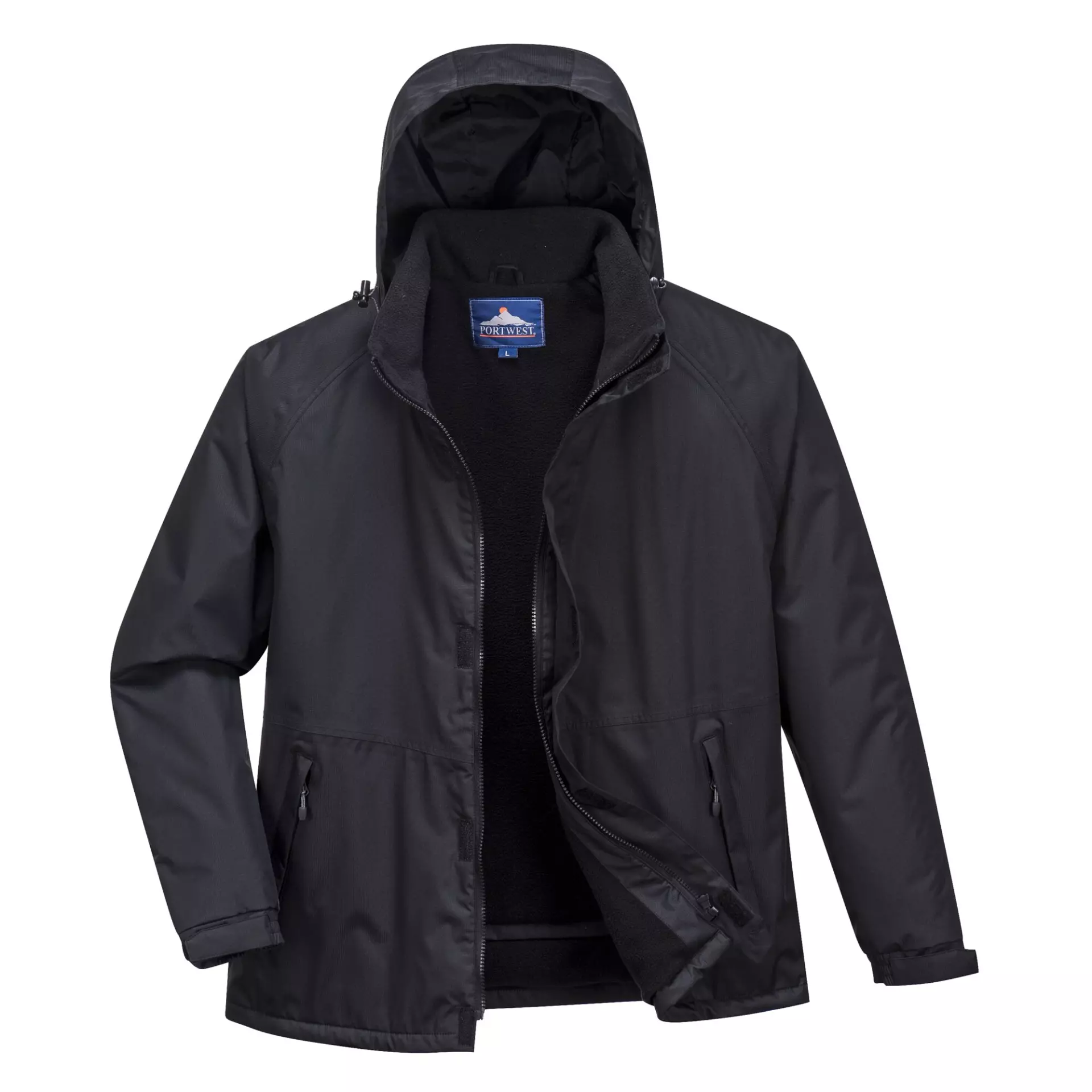Portwest S505BKR, Limax Ripstop Winter Jacket, Black