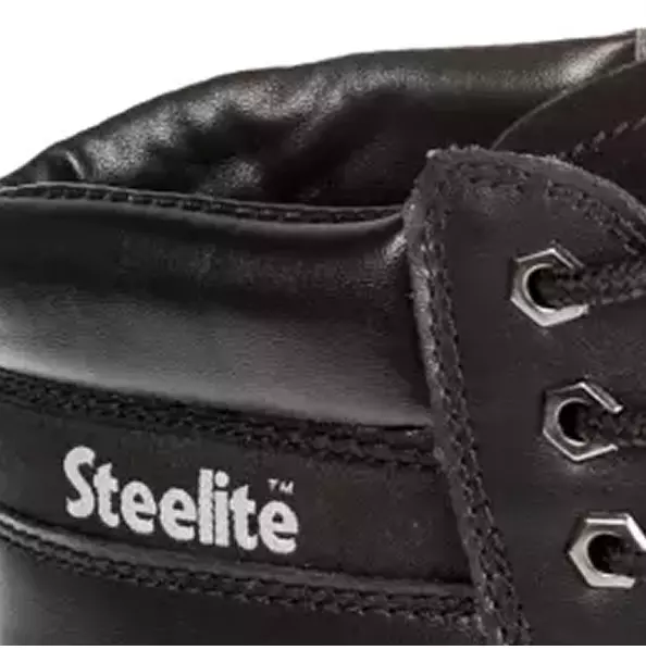 Enhanced comfort and a secure, cushioned fit are provided by the **padded collar** and tongue. This soft, supportive padding helps to prevent rubbing and irritation around the ankle, ensuring you remain comfortable throughout your entire workday.