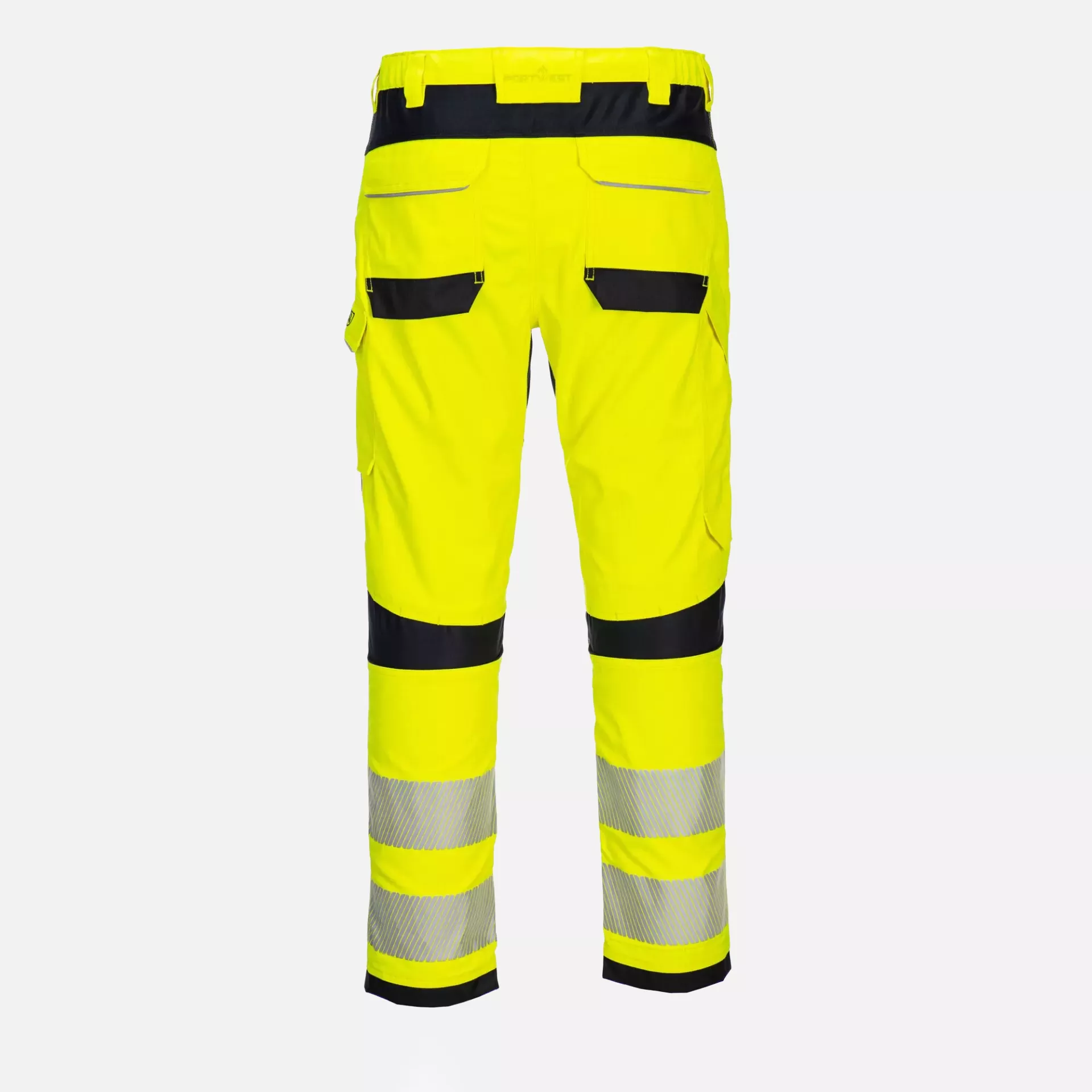 Portwest FR406YBR, PW3 FR Modaflame Hi-Vis Arbeitshose, Gelb/Schwarz, image 2