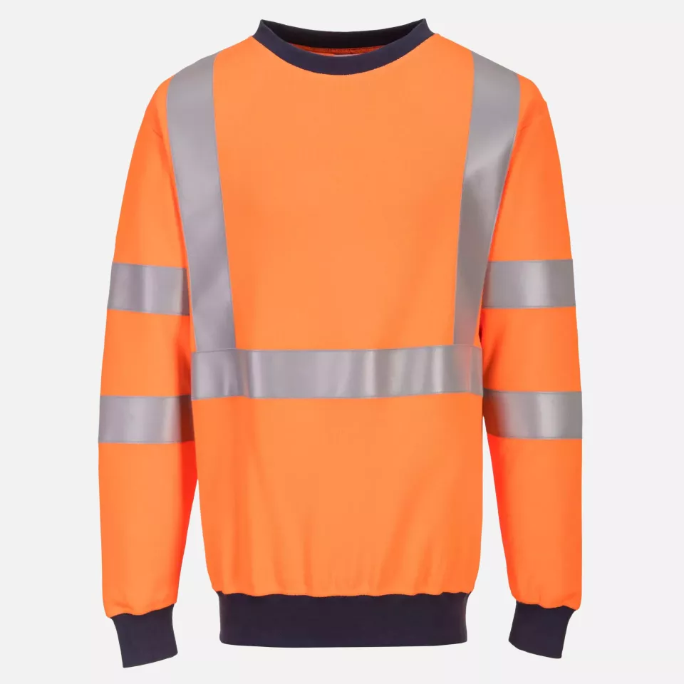 Portwest FR703ORR, FR Modaflame HVO Sweatshirt, Orange, image 1, gallery thumbnail