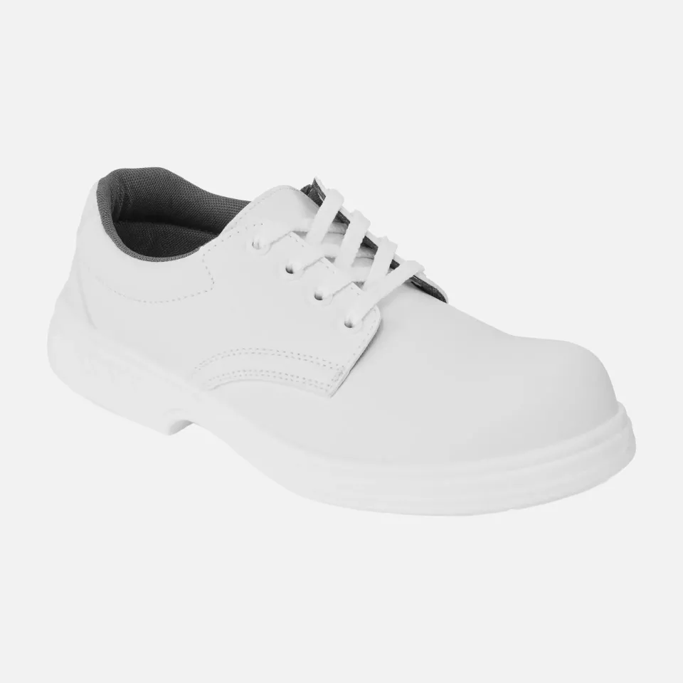 Portwest FW80WHR, Steelite Laced Safety Shoe S2 FO SR, White, image 2, gallery thumbnail