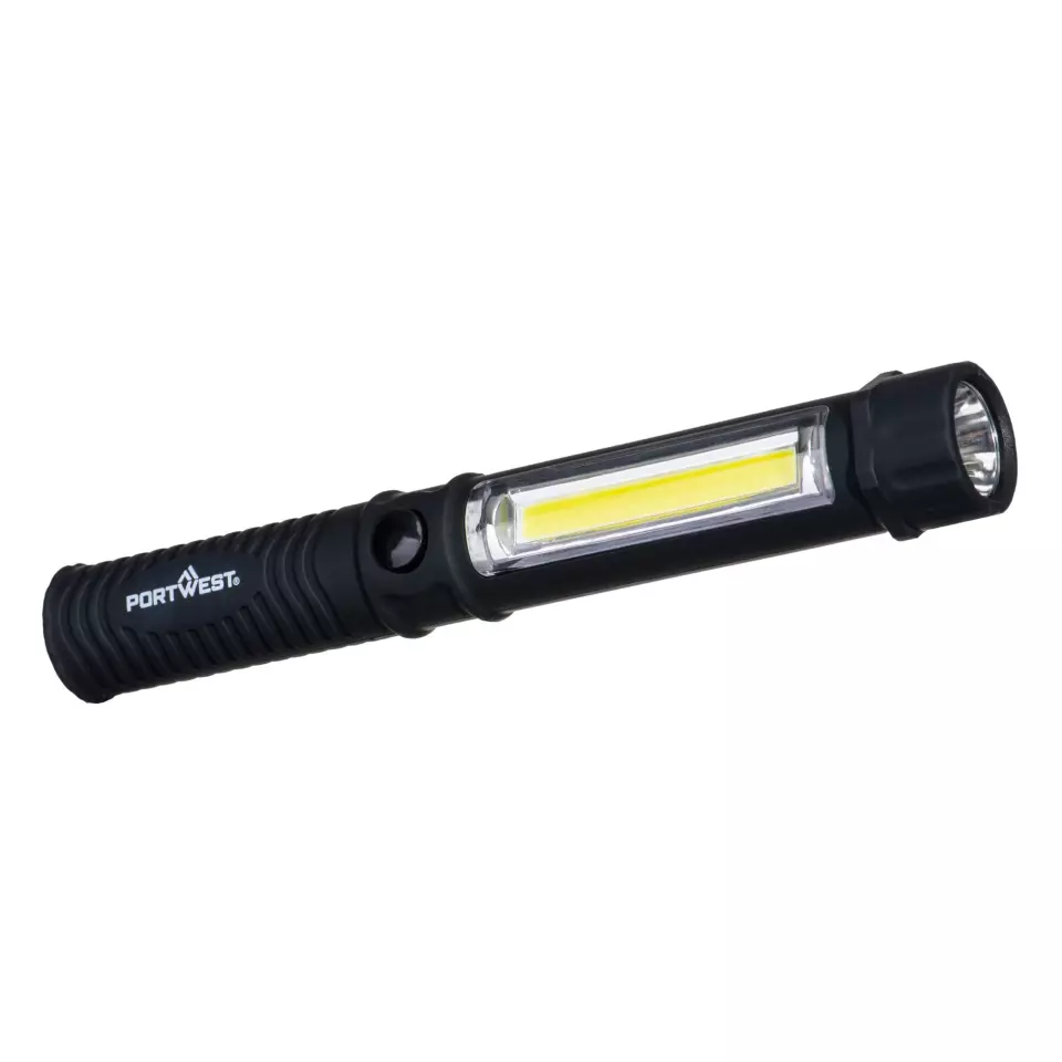 Portwest PA65BKR, Inspection Flashlight, Black, image 1, gallery thumbnail