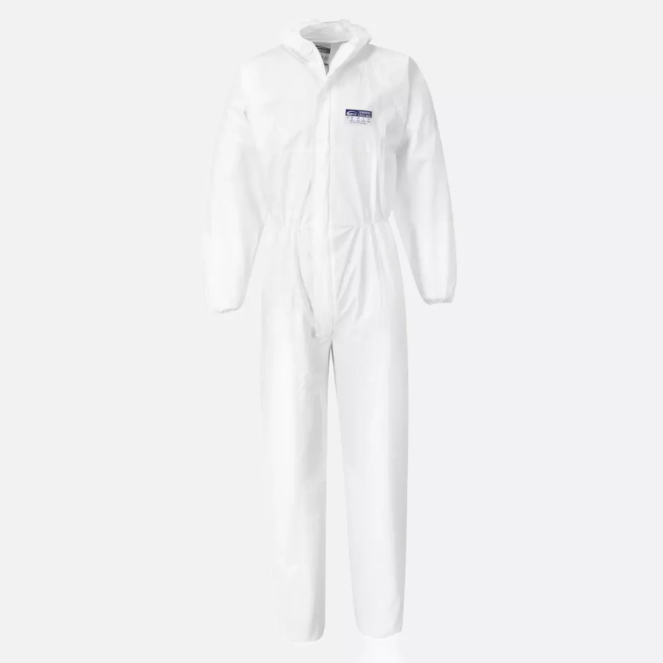Portwest ST40WHR, BizTex Microporous Coverall Type 5/6, White, image 1, gallery thumbnail