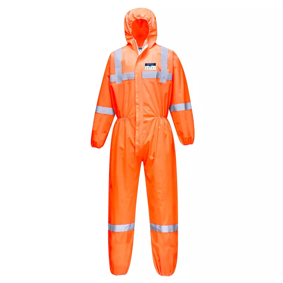 Portwest ST36ORR, VisTex SMS Coverall Type 5/6, Orange, image 1, gallery thumbnail
