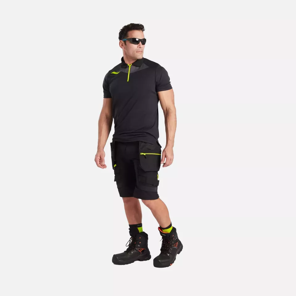 Portwest DX410BKR, DX4 Kurzarm-Poloshirt, Schwarz, image 6, gallery thumbnail