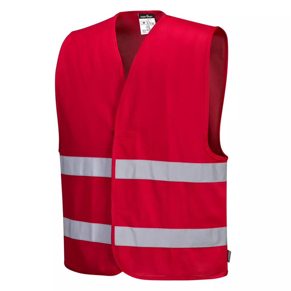 Portwest F474RER, Iona Vest, Red, image 3, gallery thumbnail