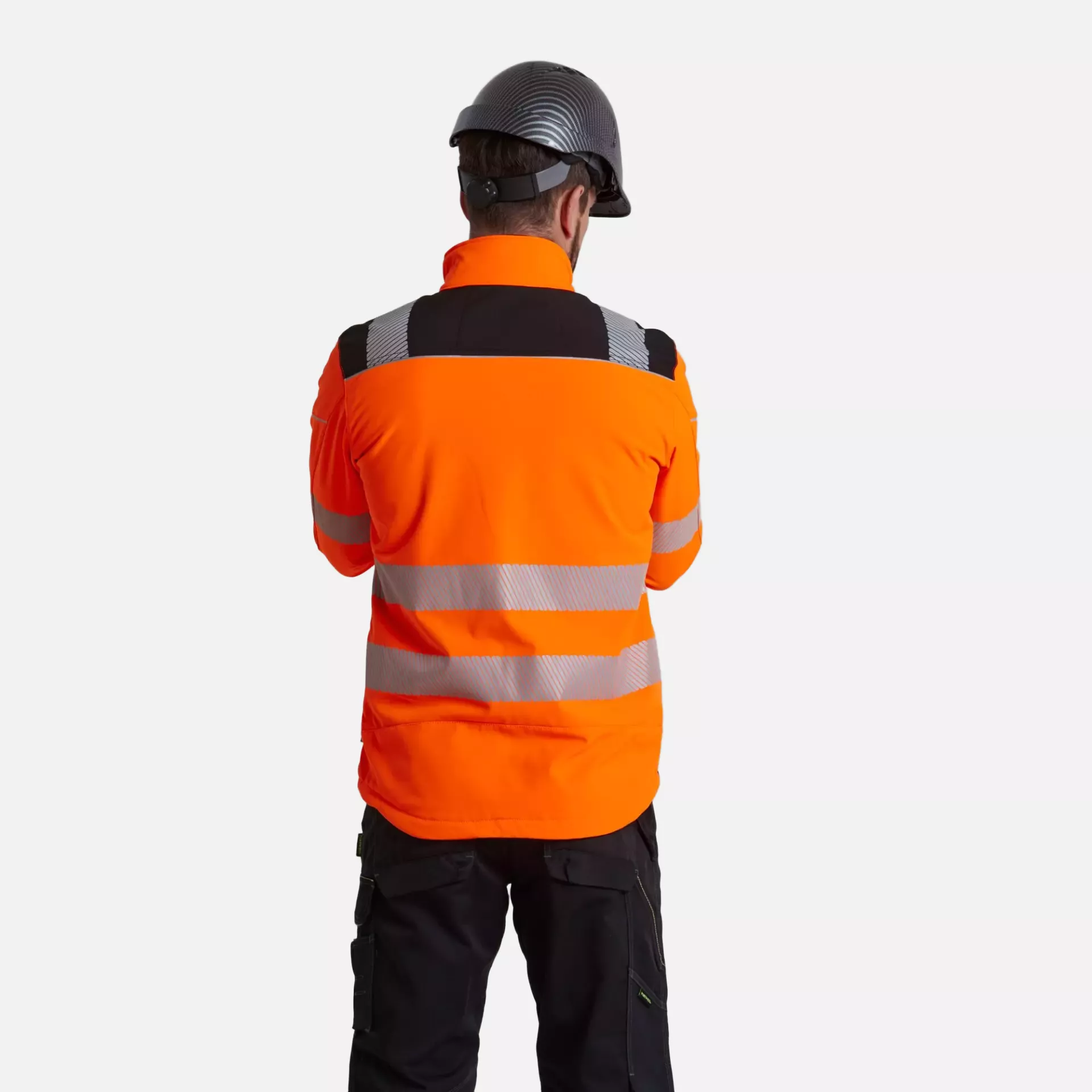Portwest T402OBR, PW3 Hi-Vis Softshell (3L), Orange/Black, image 9