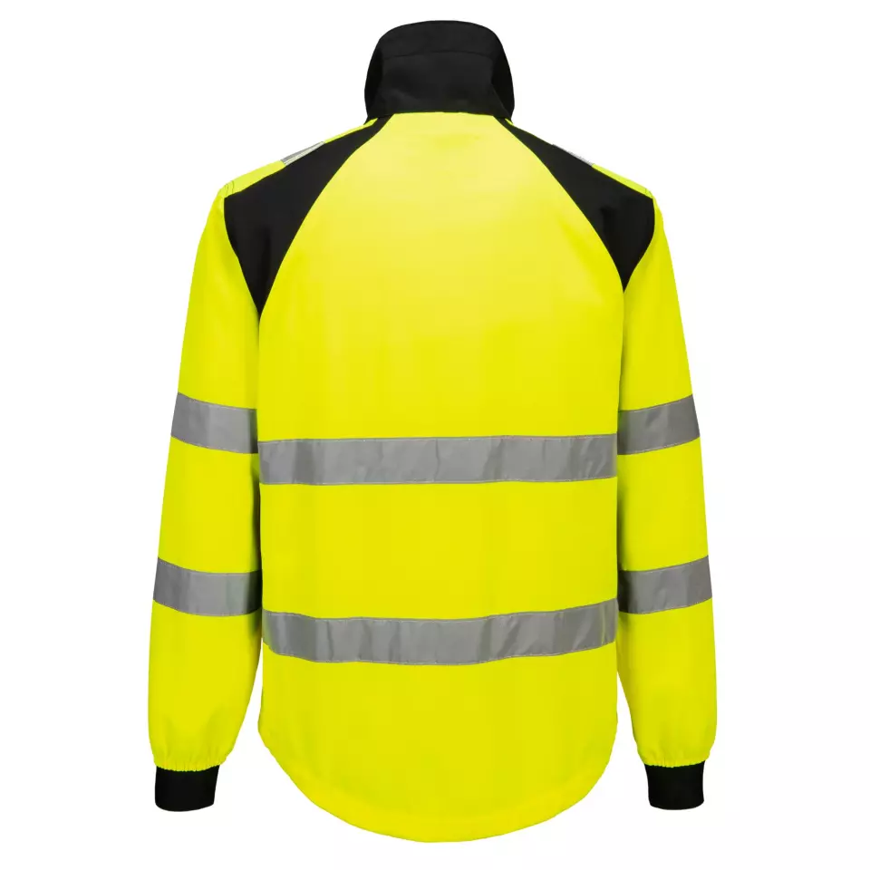 Portwest CD861YBR, WX2 Eco Hi-Vis Work Jacket, Yellow/Black, image 2, gallery thumbnail