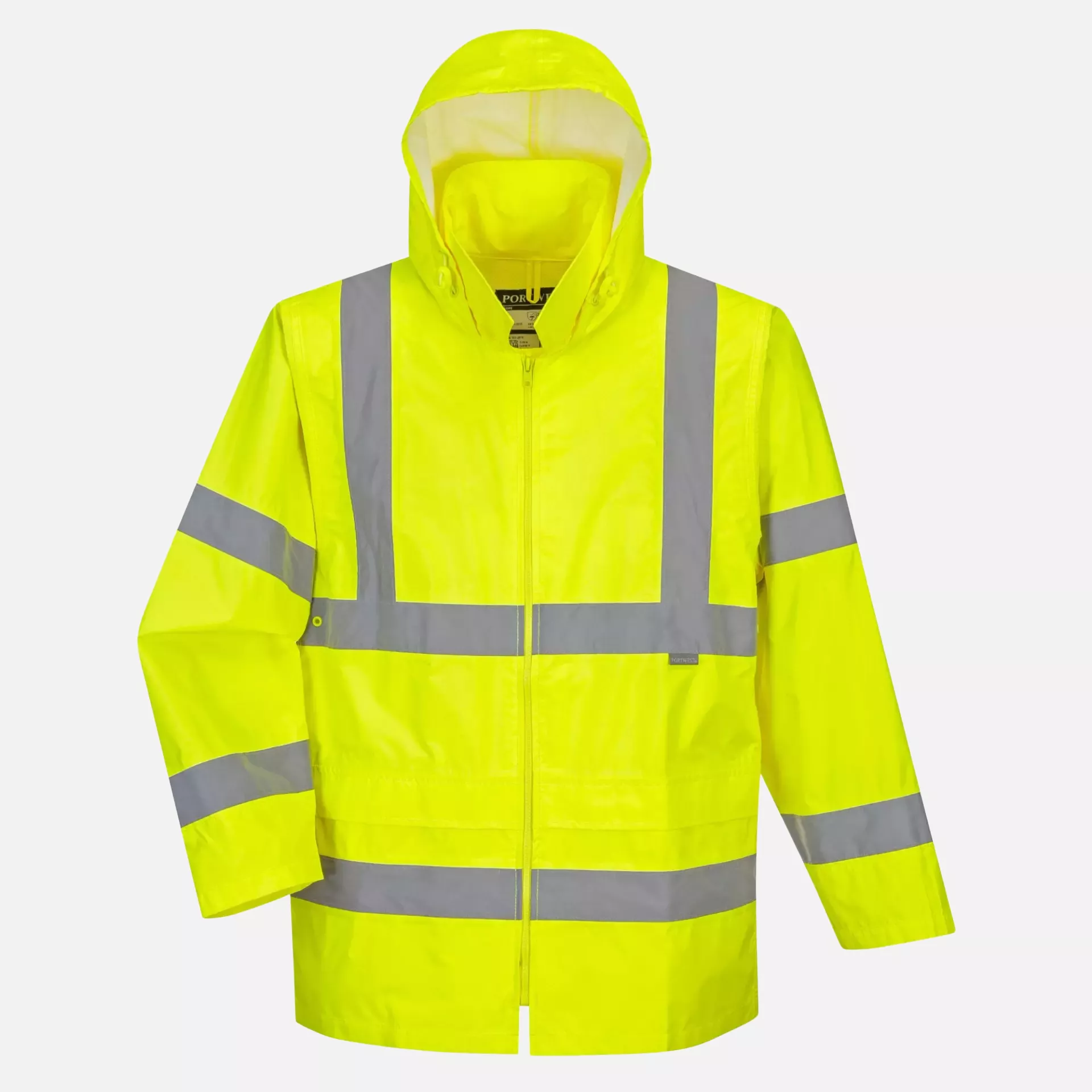 Portwest H440YER, Hi-Vis Rain Jacket, Yellow, image 2