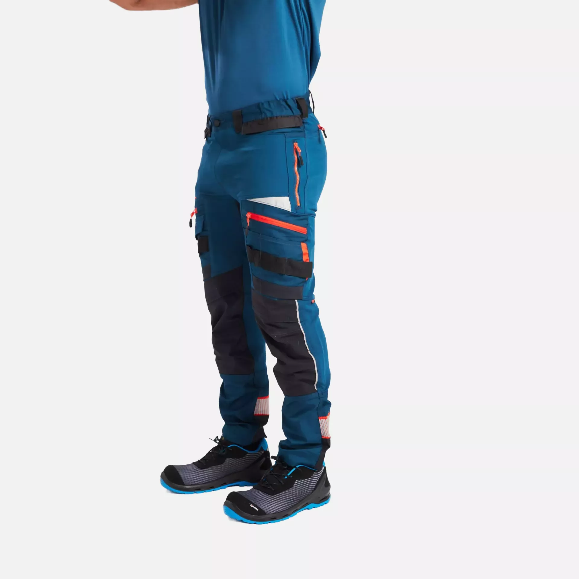 Portwest DX449MBR, DX4 Work Trousers, Metro Blue, image 6