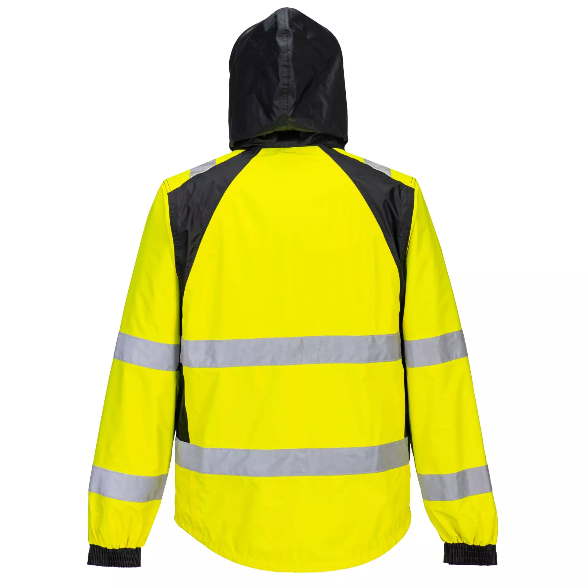Portwest CD860YBR, WX2 Eco Hi-Vis Rain Jacket, Yellow/Black, image 2