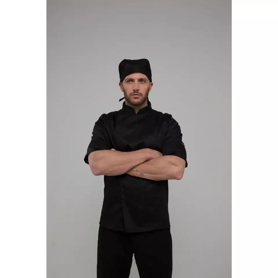 Portwest C738BKR, Chef's MeshAir Pro Jacket S/S, Black, image 3, gallery thumbnail