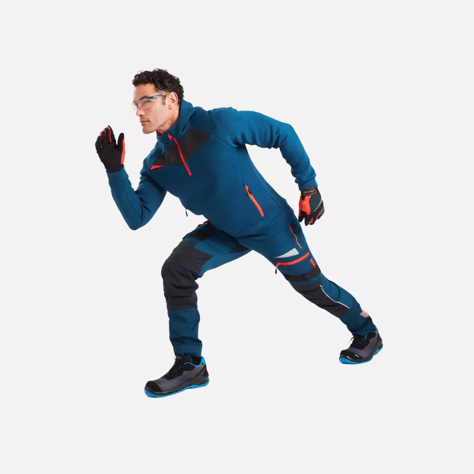 Portwest DX467MBR, DX4 Hoodie mit kurzem Reißverschluss, Metro Blau, image 7, gallery thumbnail