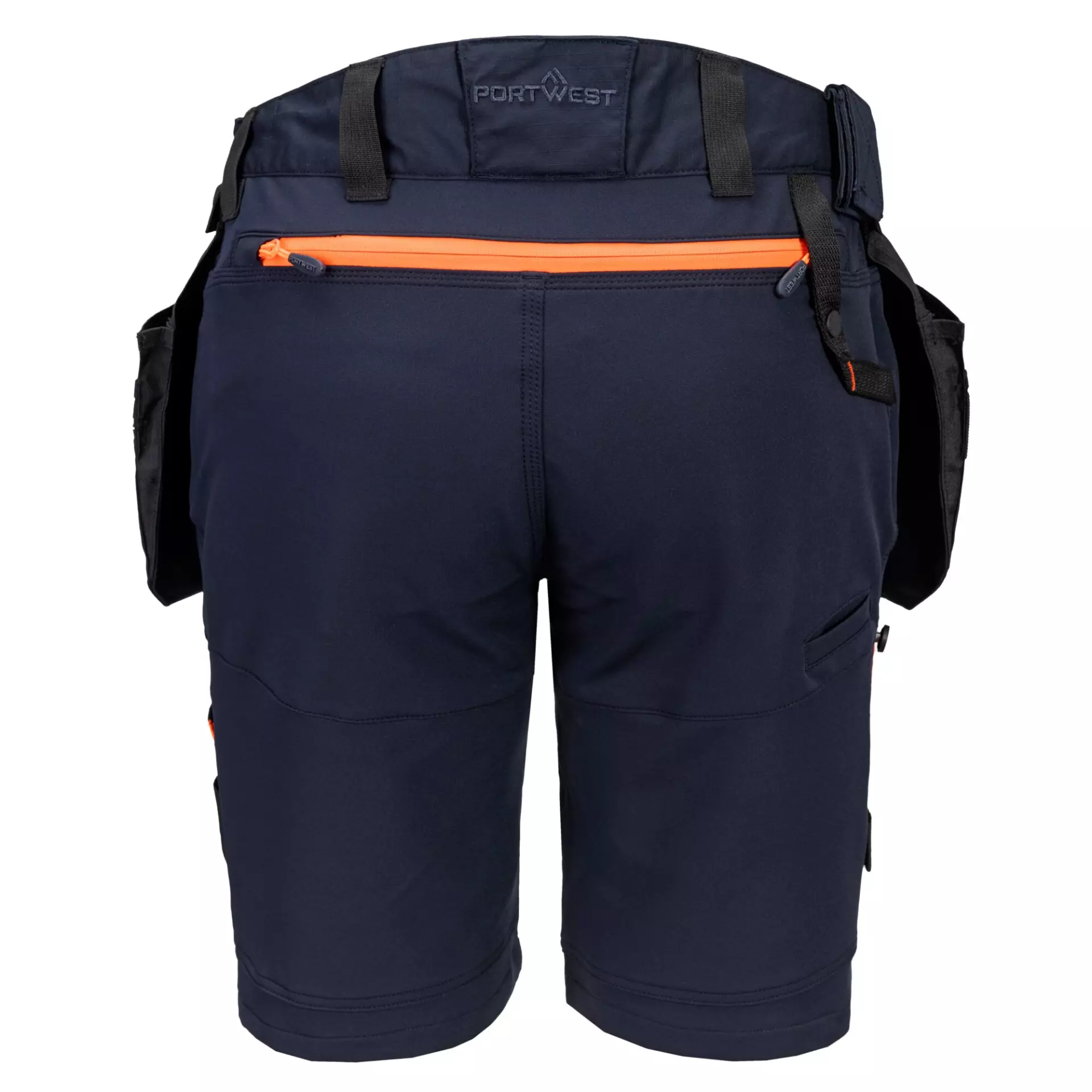 Portwest DX444DNR, DX4 Detachable Holster Pocket Shorts, Dark Navy, image 2