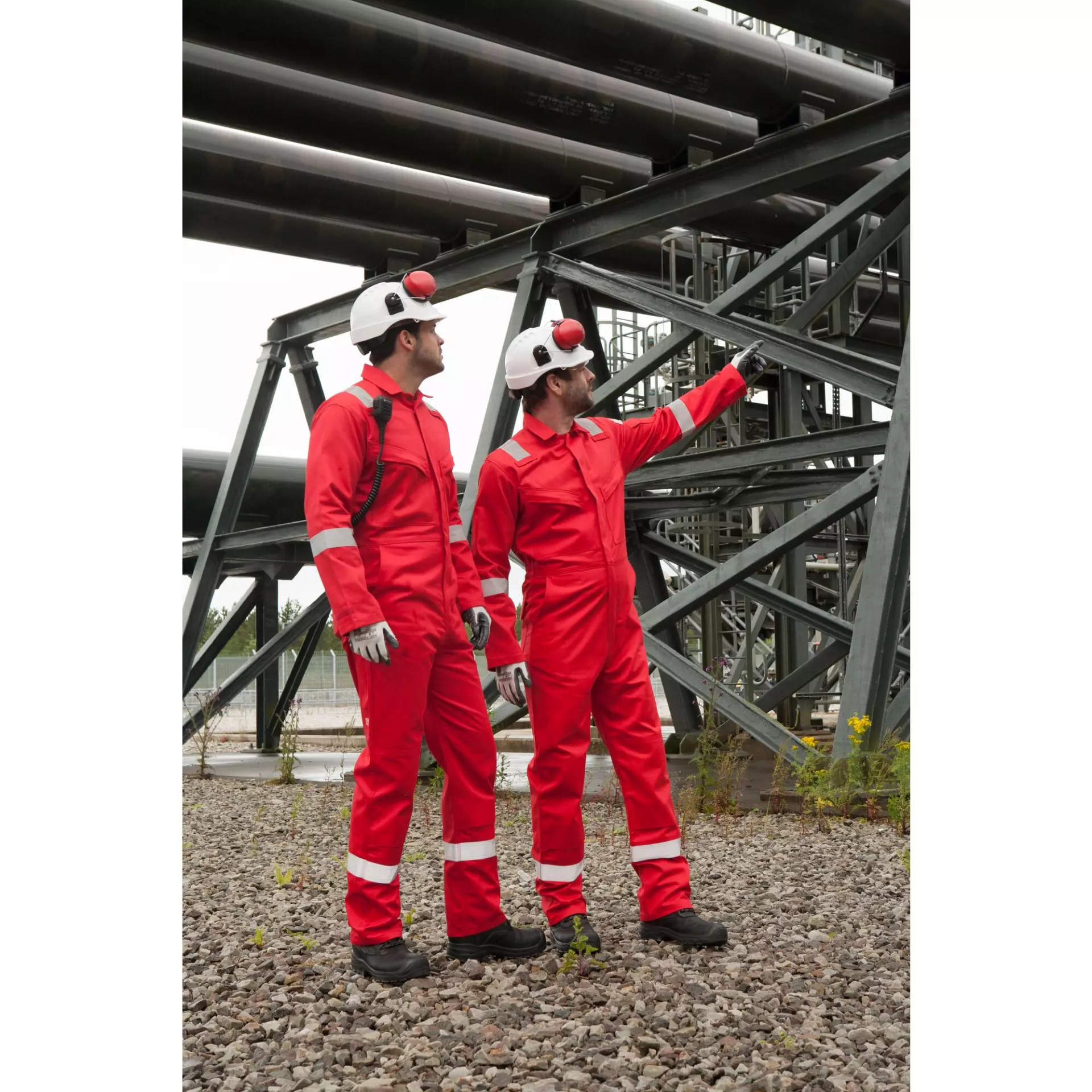 Portwest FR50RER, Bizflame Work Anti-Static FR Coverall 350g, Red, image 6