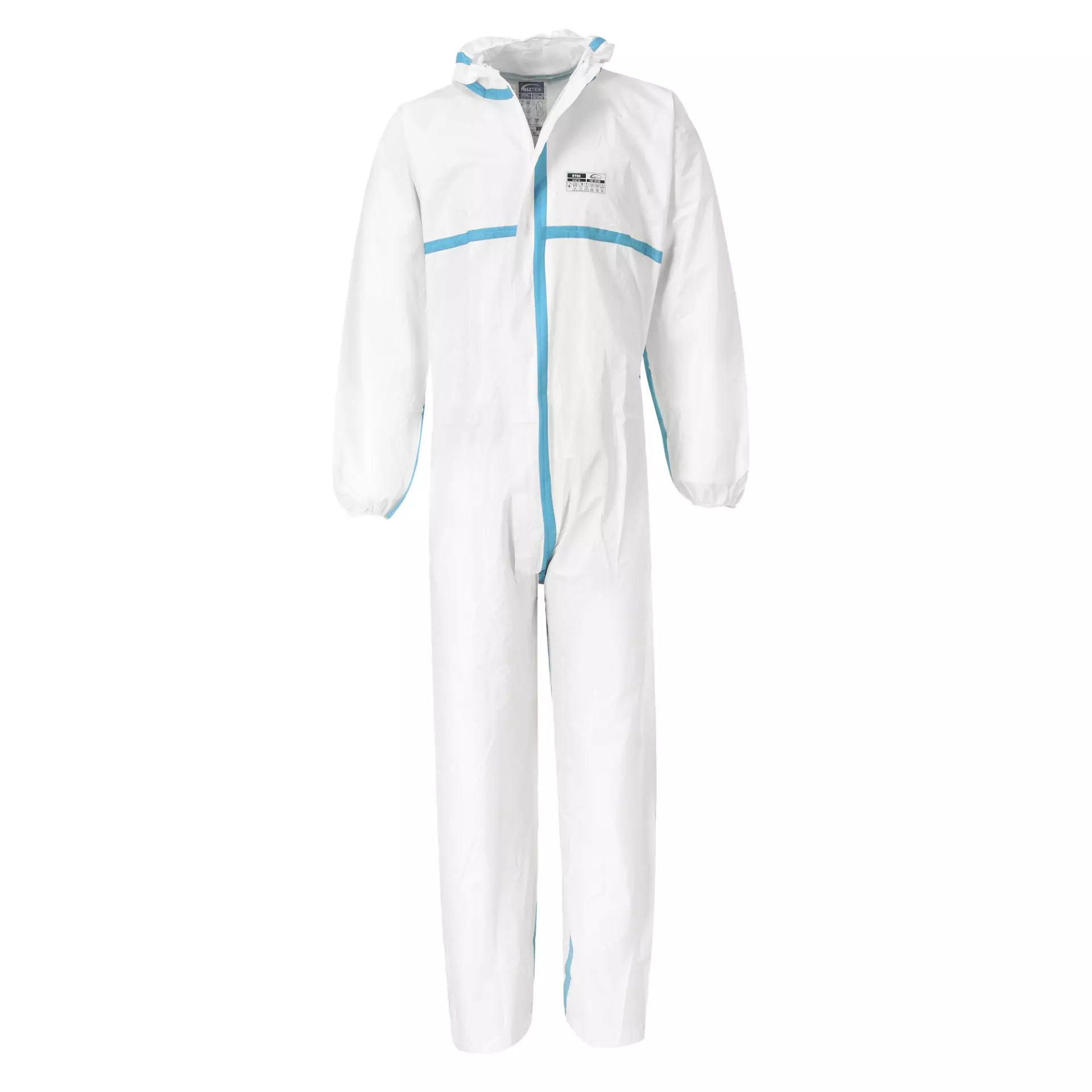 Portwest ST60WHR, BizTex Microporous Coverall Type 4/5/6, White, image 1