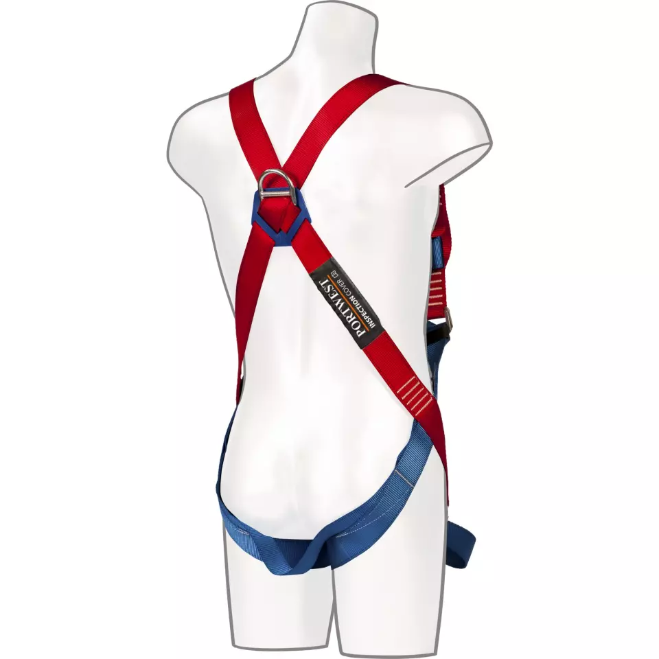 Portwest FP13RER, 2 Point Harness, Red, image 3, gallery thumbnail