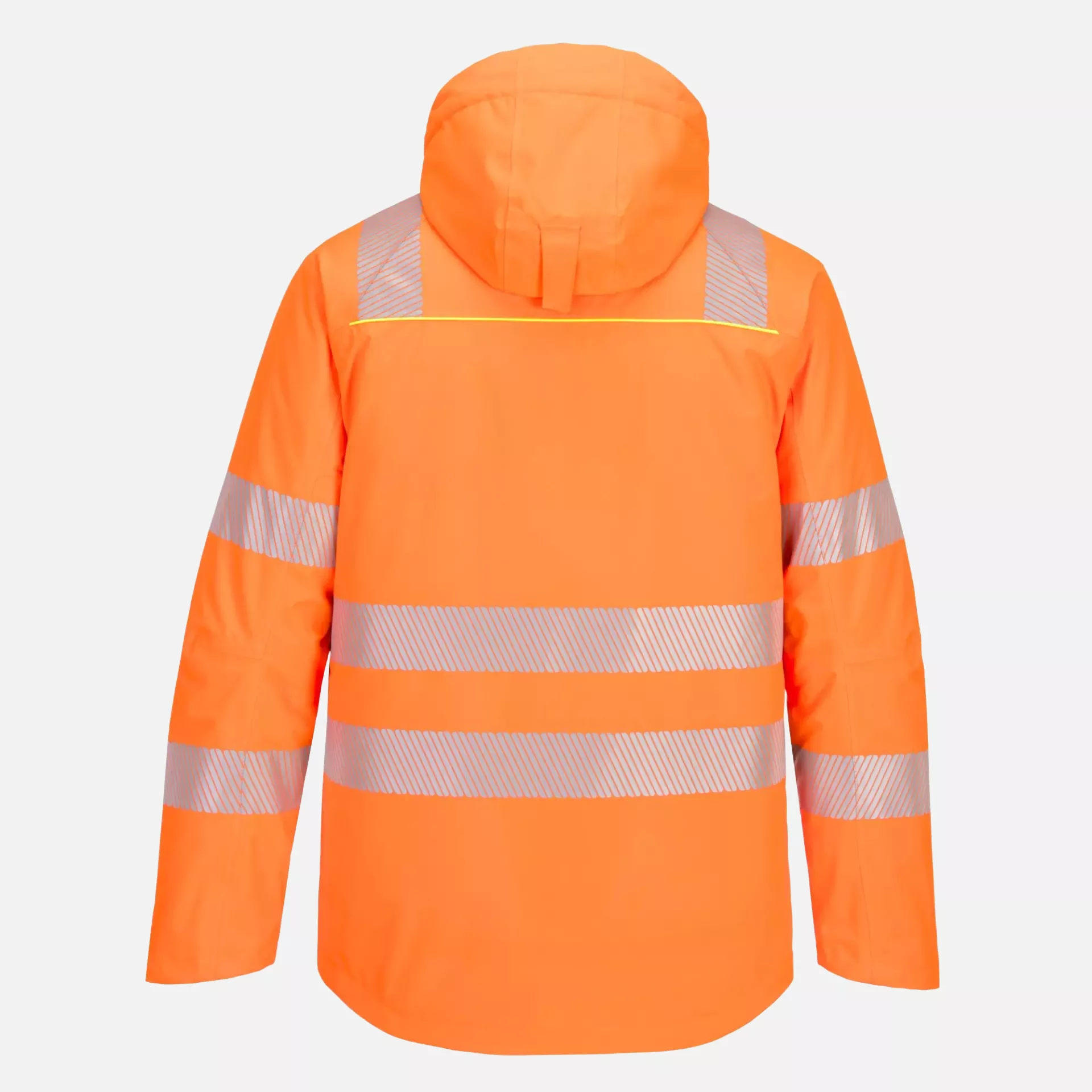 Portwest DX461OBR, DX4 Hi-Vis Winter Jacket, Orange/Black, image 2