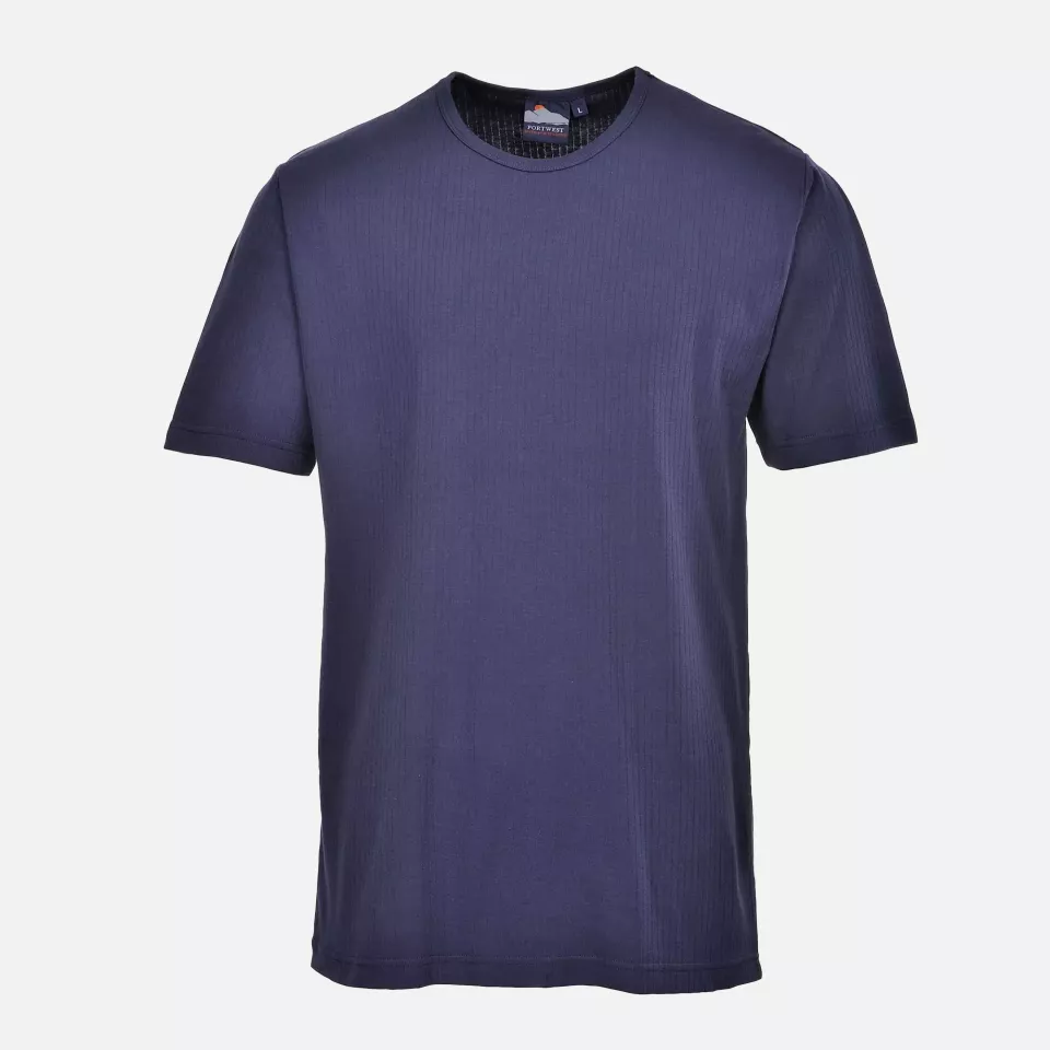Portwest B120NAR, Thermo-T-Shirt Kurzarm, Marine, image 1, gallery thumbnail