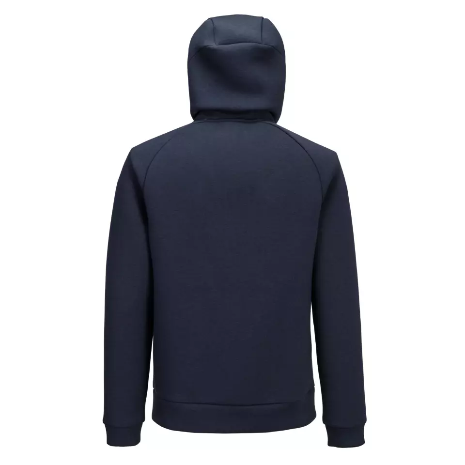 Portwest DX472DNR, DX4 Zipped Hoodie, Dark Navy, image 2, gallery thumbnail
