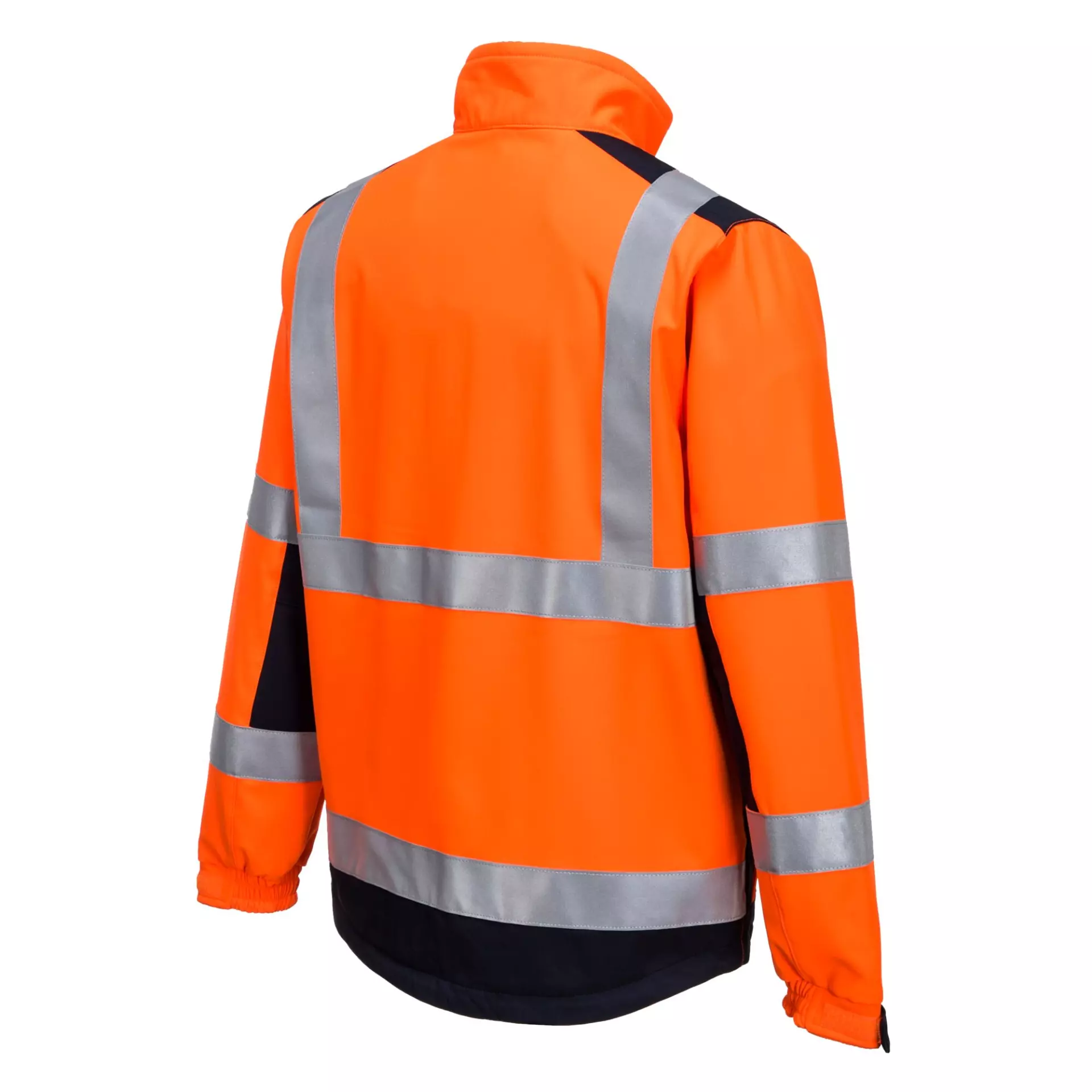 Portwest MV72ONR, Modaflame Multi Norm Arc Softshell Jacket, Orange/Navy, image 4
