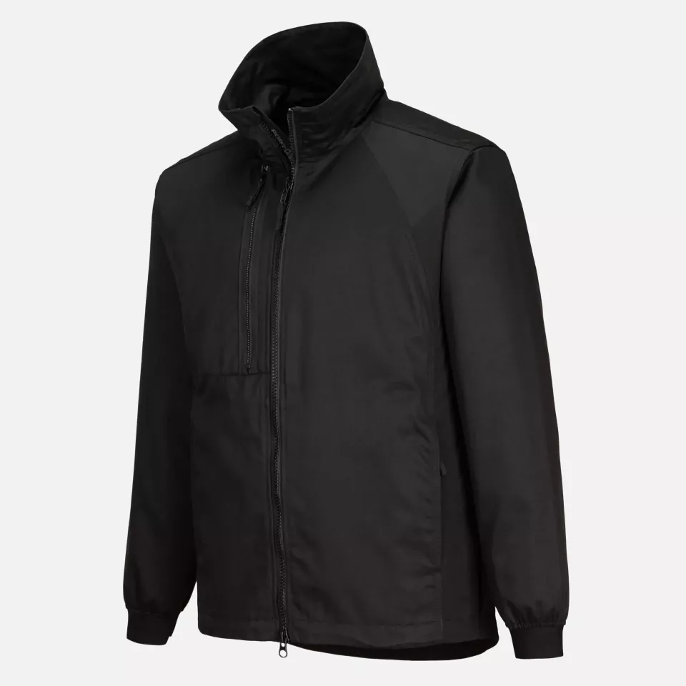 Portwest CD885BKR, WX2 Eco Stretch Work Jacket, Black, image 1, gallery thumbnail