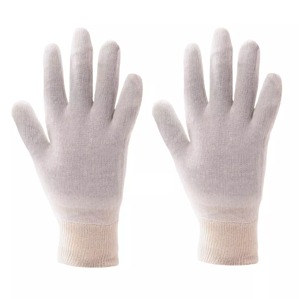 Portwest A050BER, Stockinette Knitwrist Glove, Size XL, Beige, image 1, gallery thumbnail