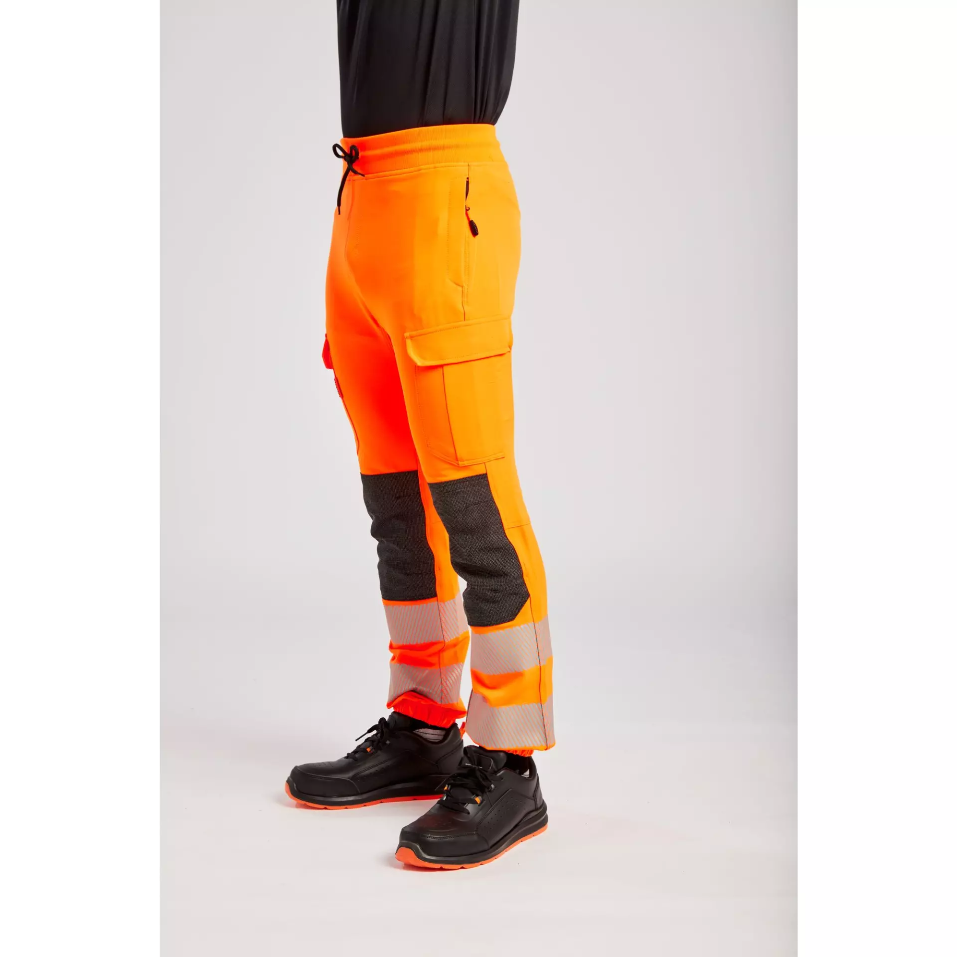 Portwest KX346OBR, PW3 Hi-Vis Flexi Jogger, Orange/Black, image 4