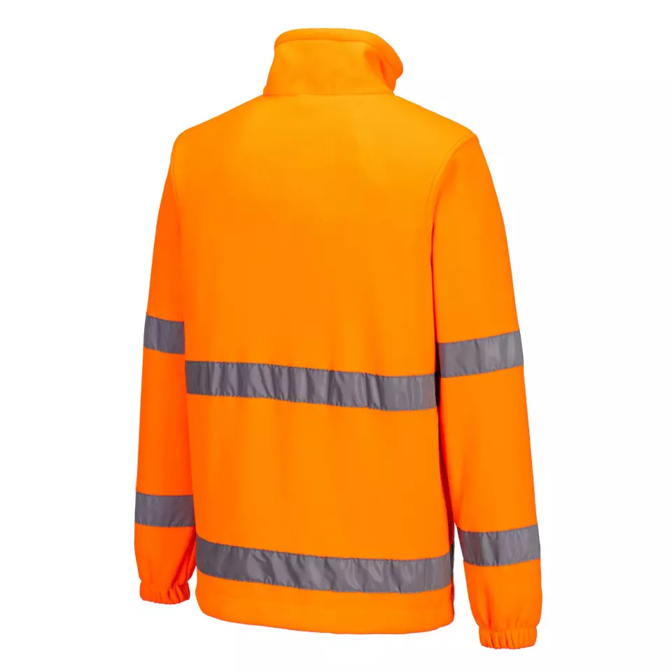 Portwest F302ORR, Hi-Vis 1/2 Zip Fleece, Orange, image 3, gallery thumbnail
