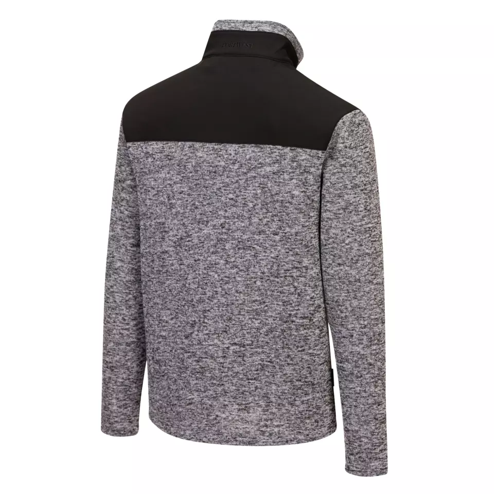 Portwest T830PGR, KX3 Performance Fleece, Platingrau, image 3, gallery thumbnail
