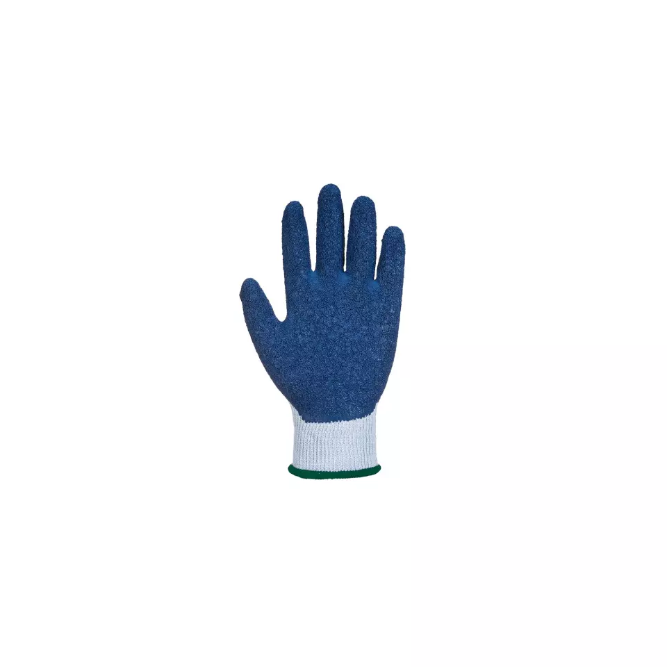 Portwest A100G4R, Grip Glove - Latex, Grey/Blue, image 2, gallery thumbnail