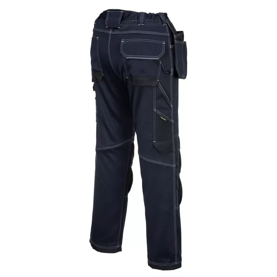 Portwest T602NBR, PW3 Holster Work Trousers, Navy/Black, image 4, gallery thumbnail