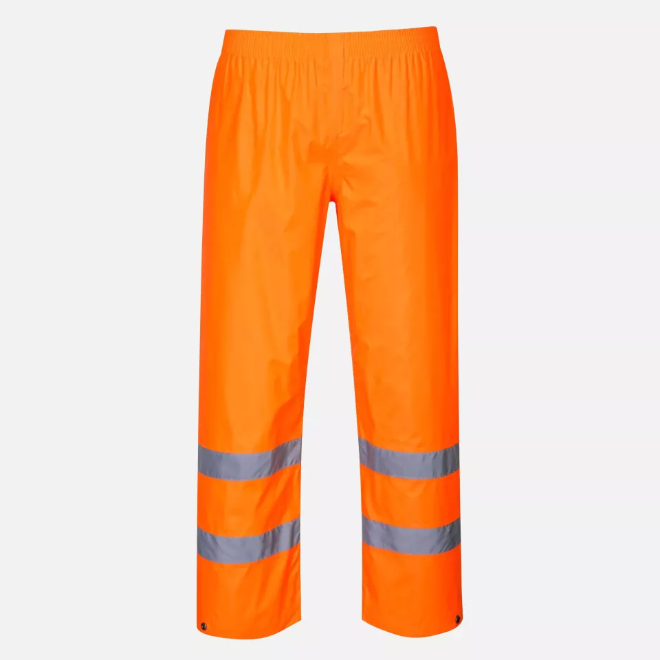 Portwest H441ORR, Hi-Vis Rain Trousers, Orange, image 1, gallery thumbnail