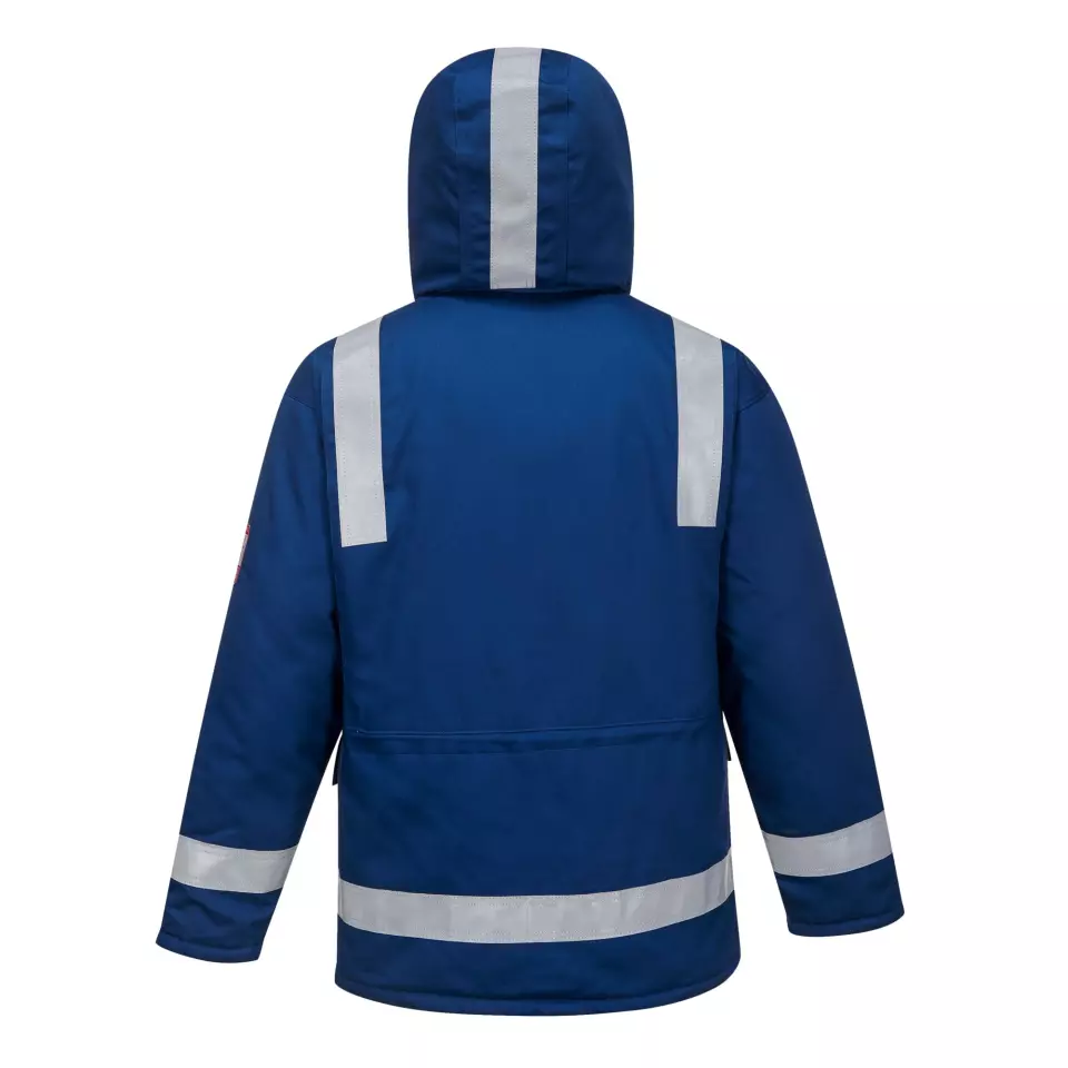 Portwest FR59RBR, Bizflame Work Anti-Static FR Winter Jacket, Royal Blue, image 1, gallery thumbnail