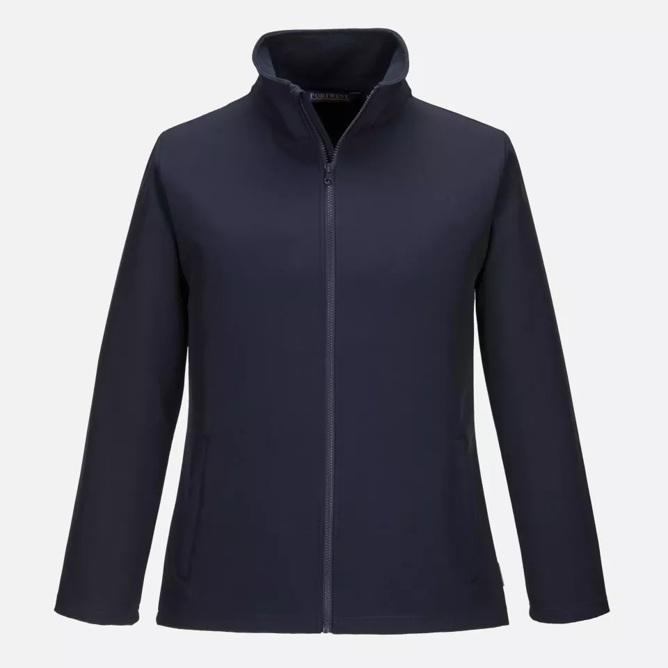 Portwest TK21NAR, Women's Print and Promo Softshell (2L), Navy, image 1, gallery thumbnail