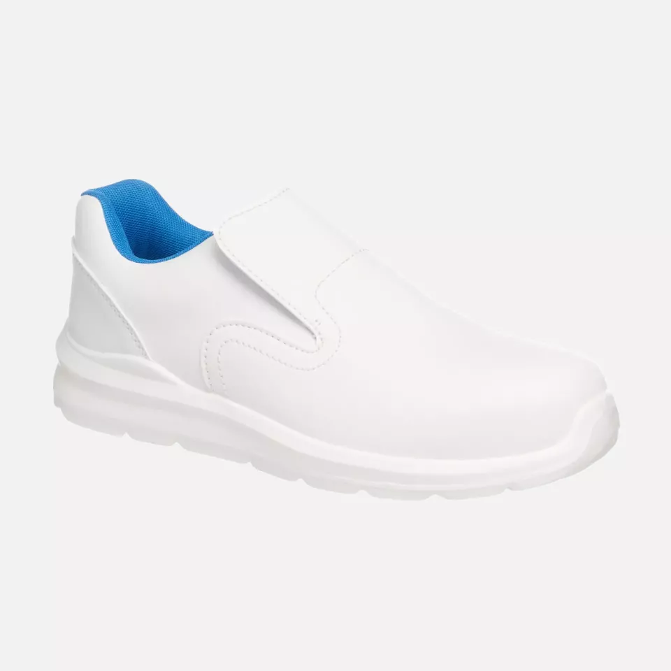 Portwest FD62WHR, Compositelite Slip On Safety Trainer S2 SRC, White, image 1, gallery thumbnail