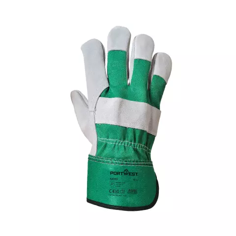 Portwest Premium Chrome Rigger Glove, Green