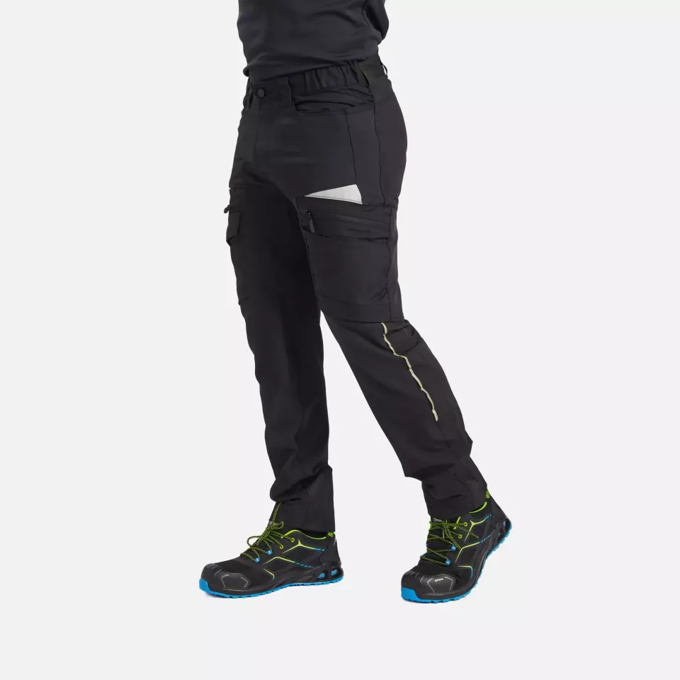 Portwest DX443BKR, DX4 Service Trousers, Black, image 6, gallery thumbnail