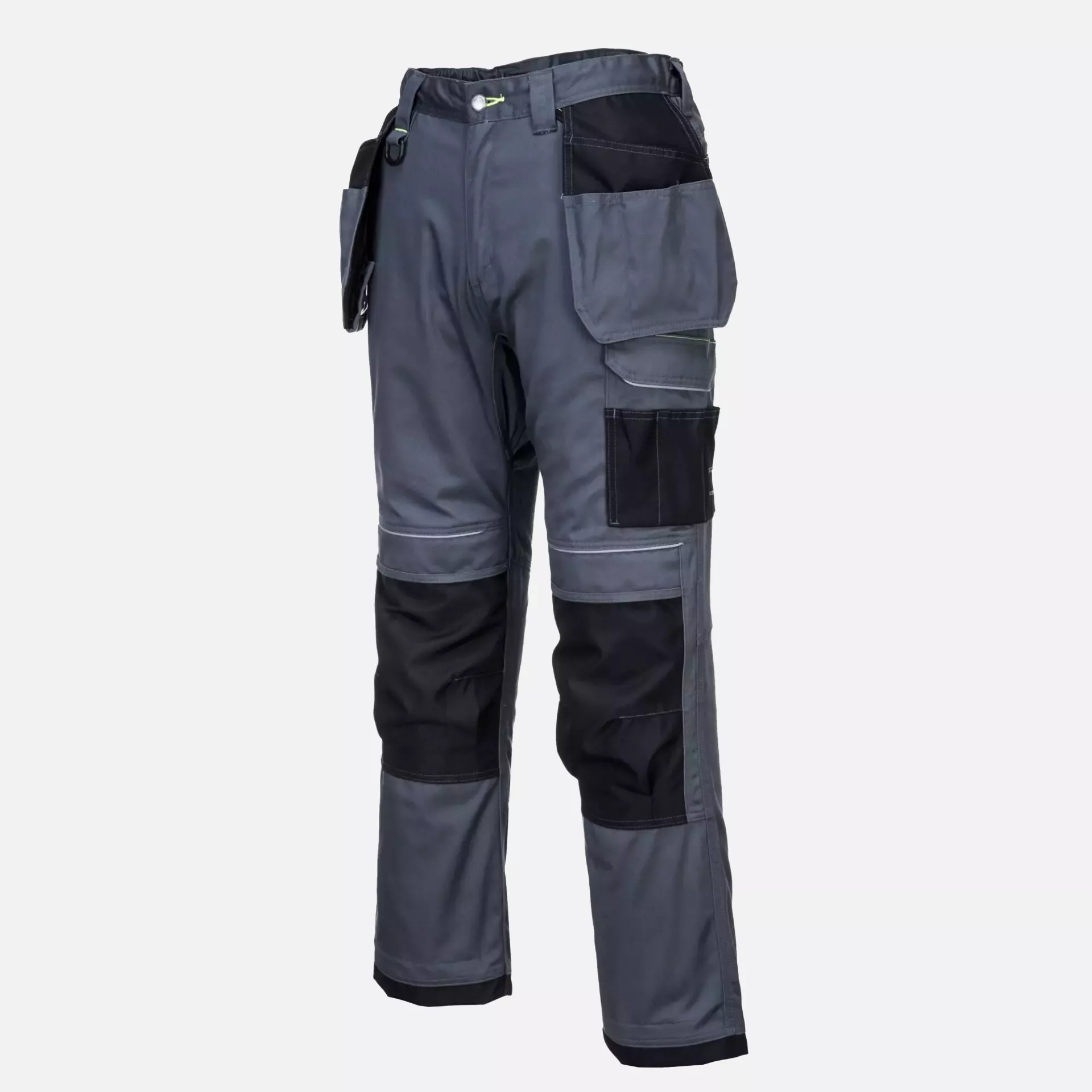 Portwest T602ZBR, PW3 Holster Work Trousers, Zoom Grey/Black, image 7