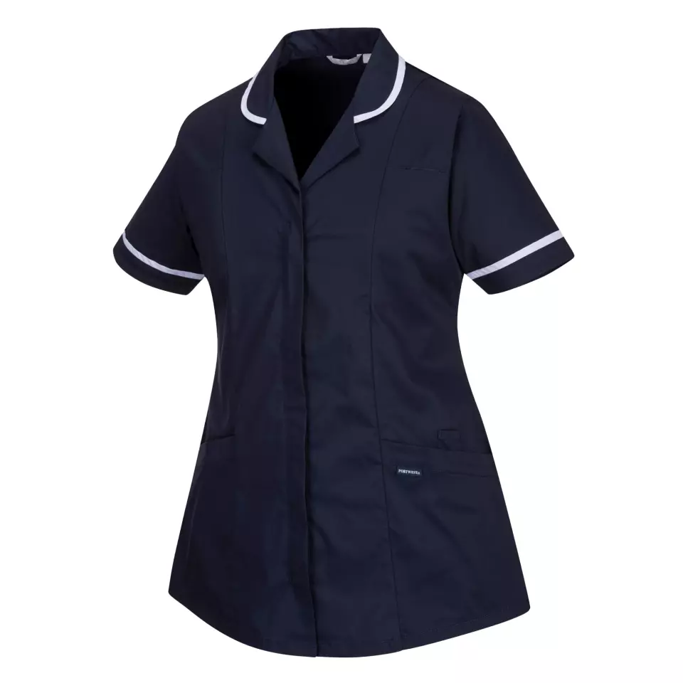 Portwest LW17NAR, Women's Stretch Tunic, Navy, image 3, gallery thumbnail