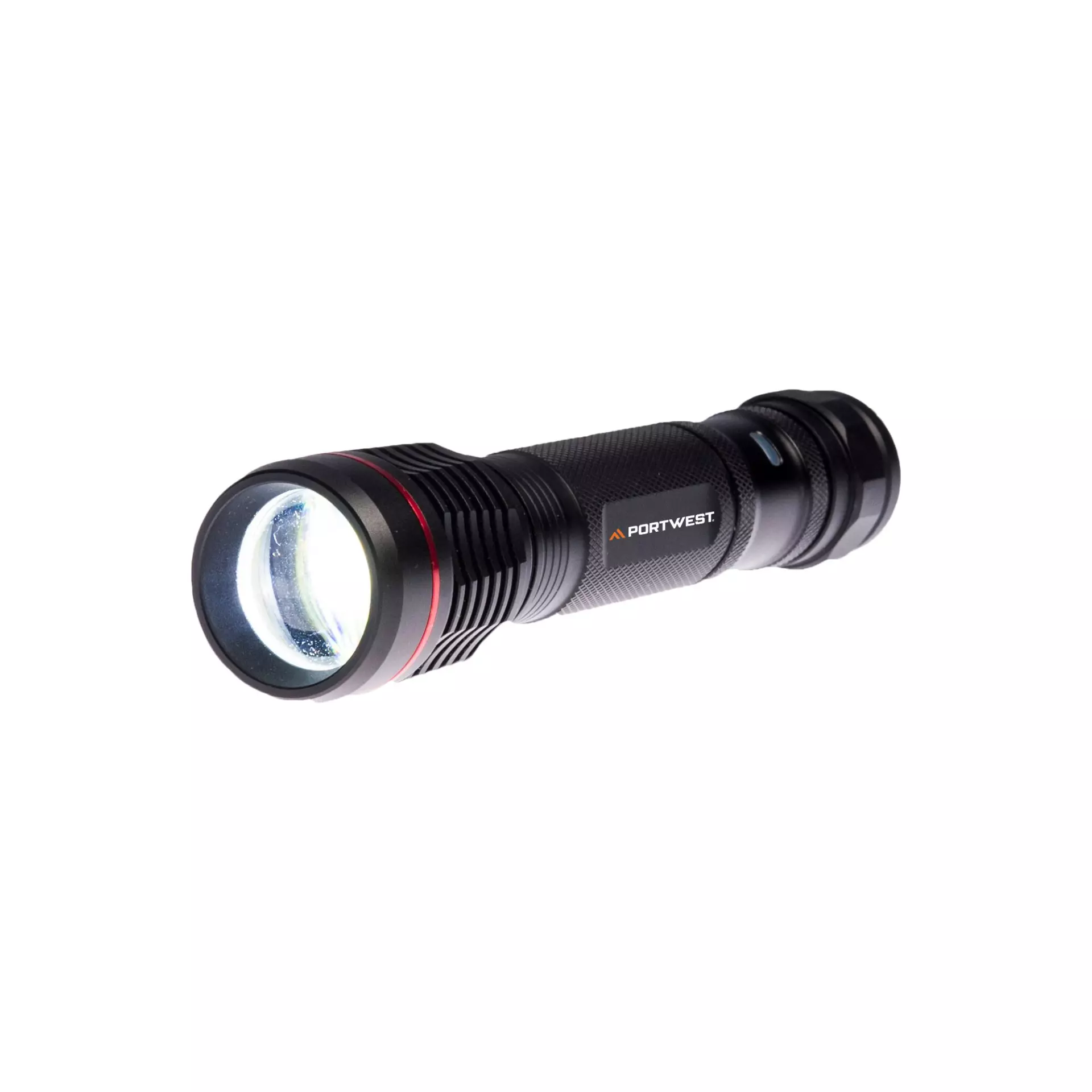 Portwest PA75BKR, USB Rechargeable Torch, Black, image 2