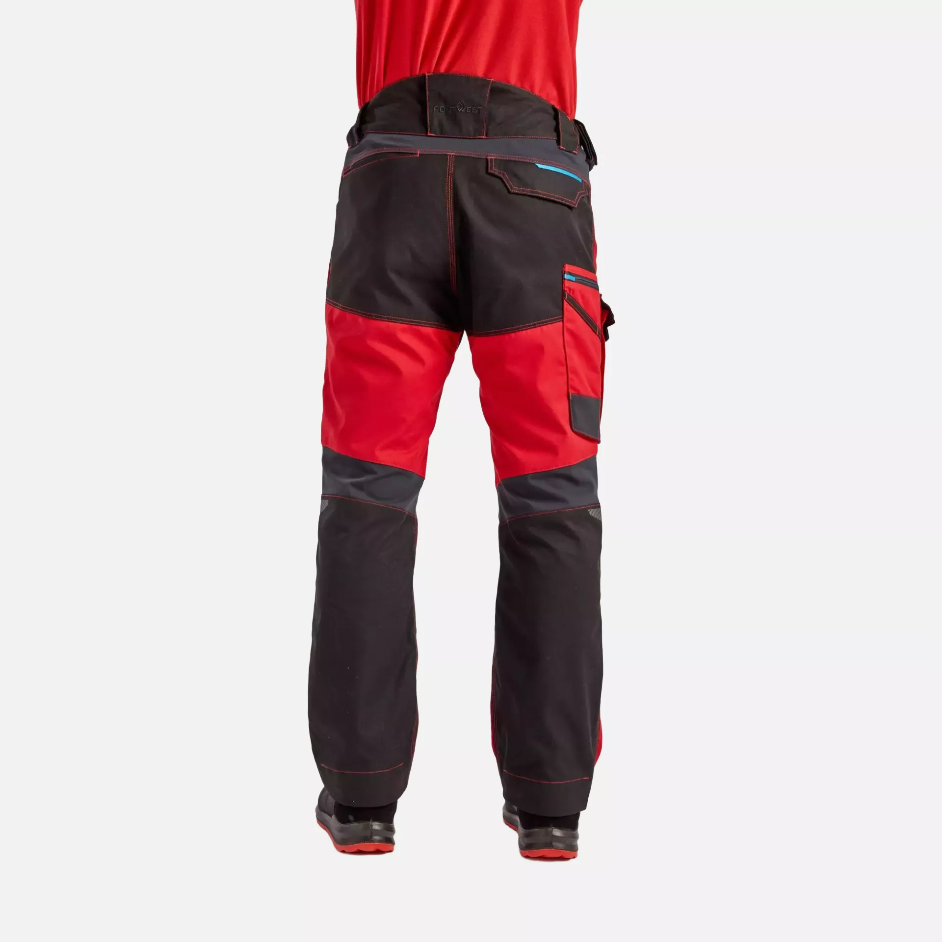 Portwest T701DRR, WX3 Work Trousers, Deep Red, image 4