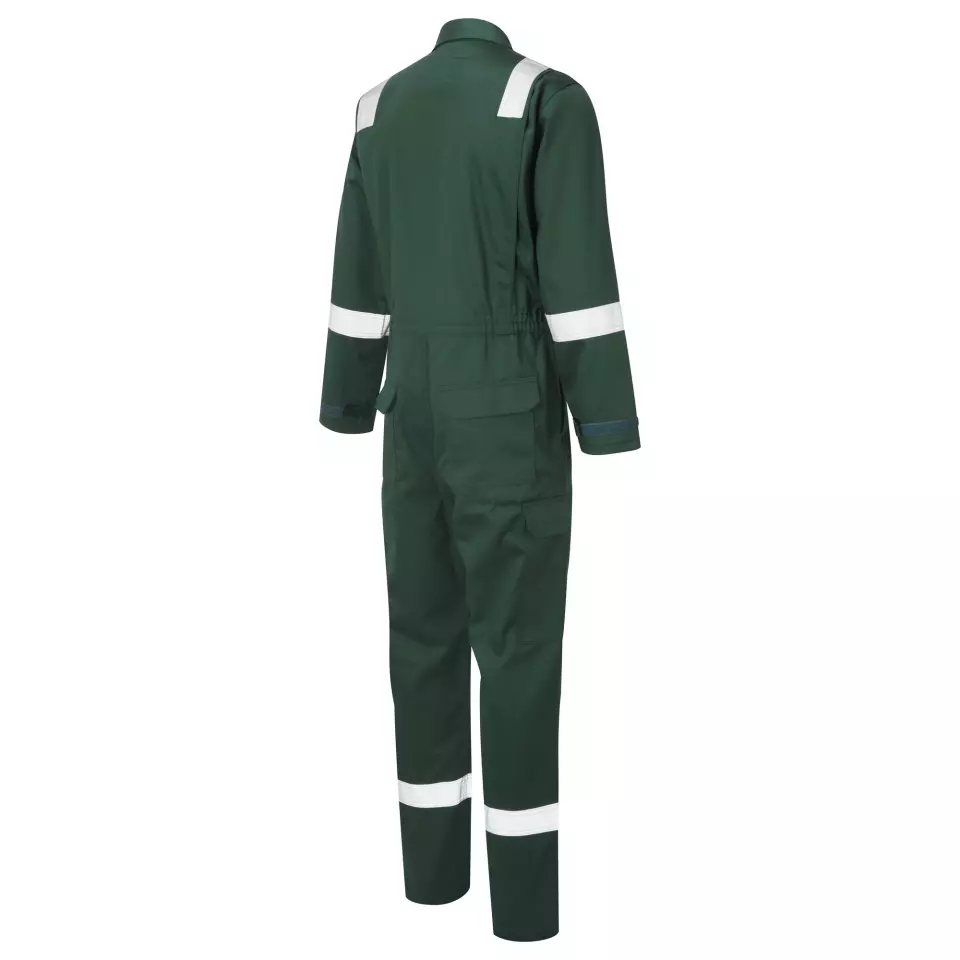 Portwest FR50GNR, Bizflame Arbeits-Overall Antistatisch Flammhemmend 350g, Grün, image 3, gallery thumbnail