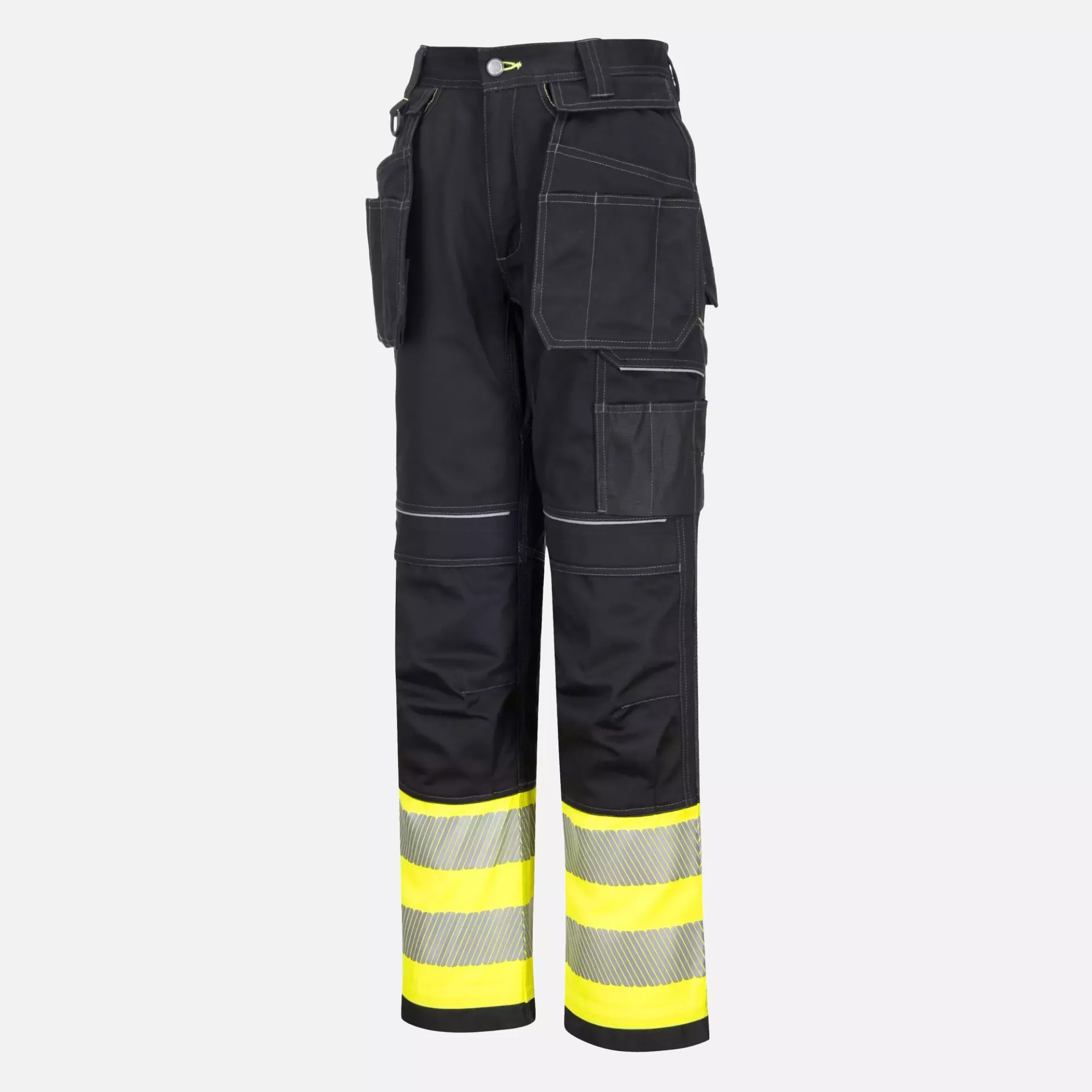 Portwest PW307YBR, PW3 Hi-Vis Klasse 1 Holstertaschenhose, Gelb/Schwarz, image 4