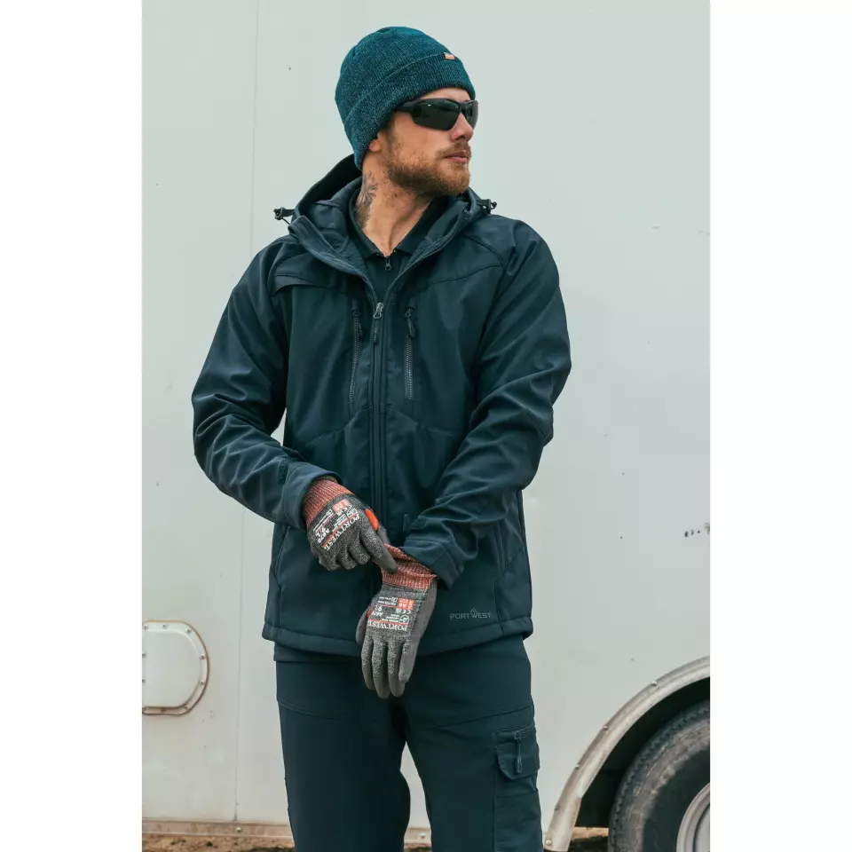 Portwest B026, Insulated Knit Reflective Yarn Beanie, image 5, gallery thumbnail