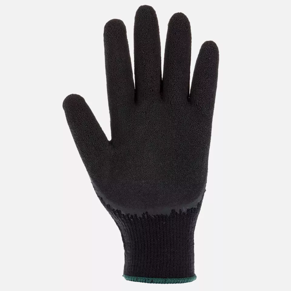 Portwest A150K8R, Classic Grip Glove - Latex, Black, image 2, gallery thumbnail