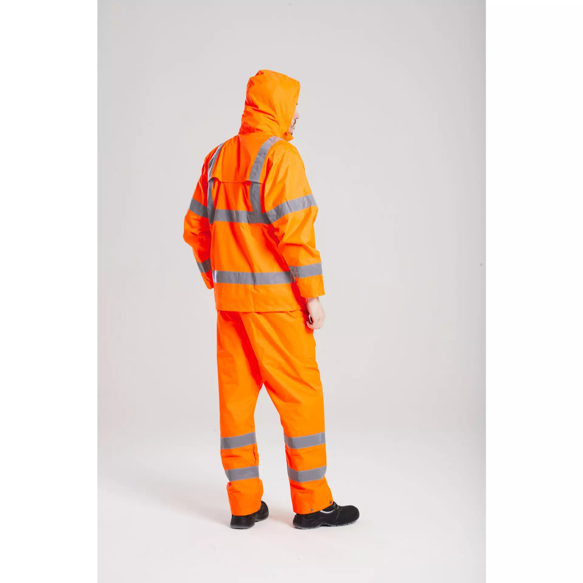 Portwest H441ORR, Hi-Vis Rain Trousers, Orange, image 3
