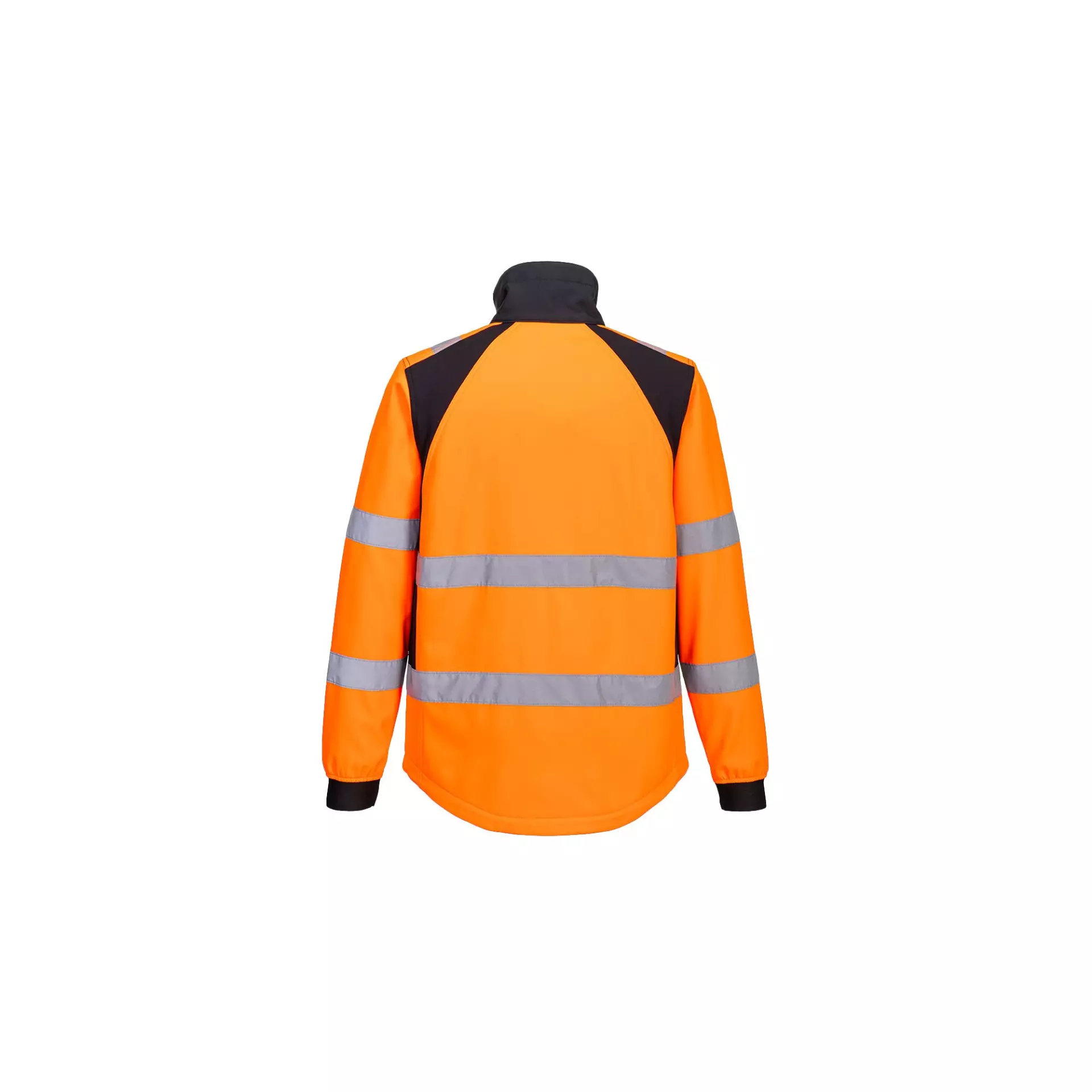 Portwest CD875OBR, WX2 Eco Hi-Vis Softshell (2L), Orange/Black, image 2