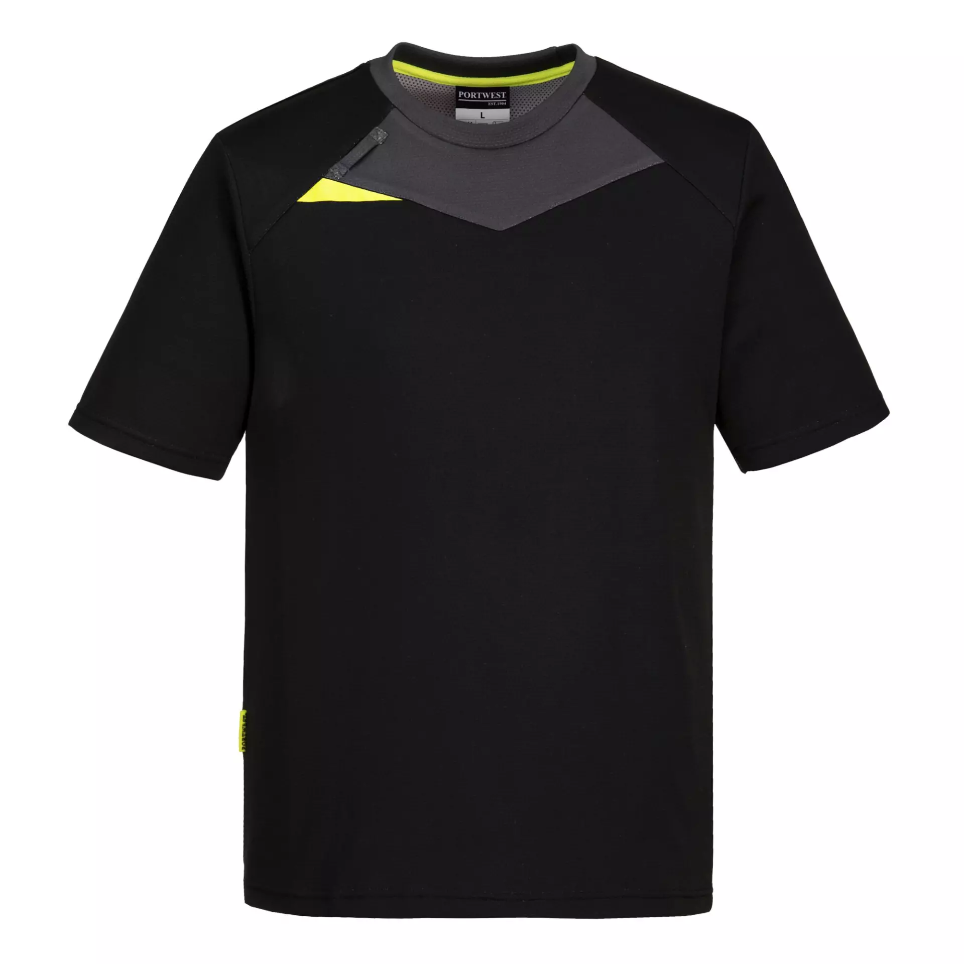Portwest DX411BKR, DX4 T-Shirt S/S, Black